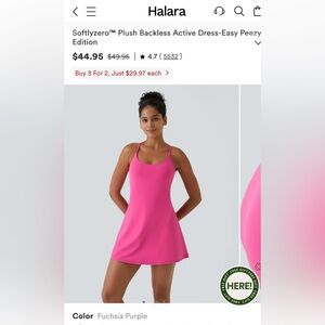 New with tags HALARA easy-peezy dress, size medium